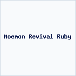 Moemon Revival Ruby