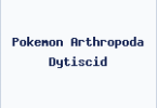Pokemon Arthropoda Dytiscid
