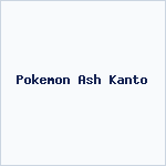 Pokemon Ash Kanto