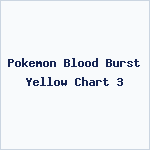 Pokemon Blood Burst Yellow Chart 3