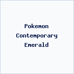 Pokemon Contemporary Emerald
