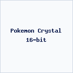 Pokemon Crystal 16-bit