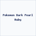 Pokemon Dark Pearl Ruby