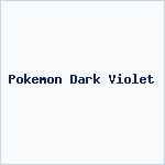 Pokemon Dark Violet