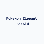 Pokemon Elegant Emerald