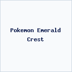 Pokemon Emerald Crest