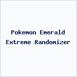 Pokemon Emerald Extreme Randomizer