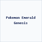 Pokemon Emerald Genesis