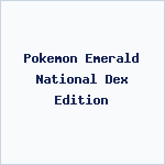 Pokemon Emerald National Dex Edition
