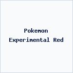 Pokemon Experimental Red