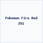 Pokemon Fire Red 251