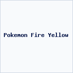 Pokemon Fire Yellow