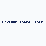 Pokemon Kanto Black