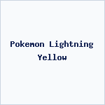 Pokemon Lightning Yellow