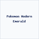 Pokemon Modern Emerald