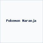 Pokemon Naranja