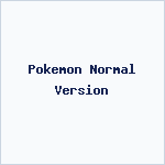 Pokemon Normal Version