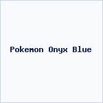 Pokemon Onyx Blue