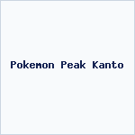 Pokemon Peak Kanto