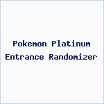 Pokemon Platinum Entrance Randomizer