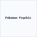 Pokemon Psychic