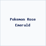 Pokemon Rose Emerald