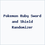 Pokemon Ruby Sword and Shield Randomizer