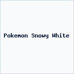 Pokemon Snowy White