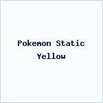 Pokemon Static Yellow