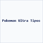 Pokemon Ultra Tipos
