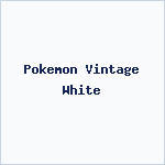 Pokemon Vintage White