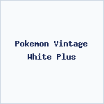 Pokemon Vintage White Plus