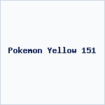 Pokemon Yellow 151